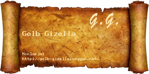 Gelb Gizella névjegykártya